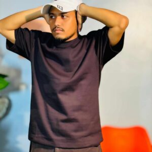 Alternative view of Drop Shoulder Solid black