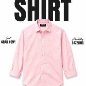 Pink Printed Casual Shirt